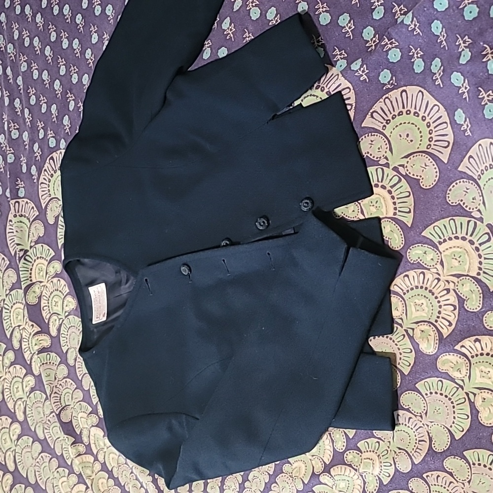 Vintage Cropped Pretty Petite Pendleton Wool Jacket